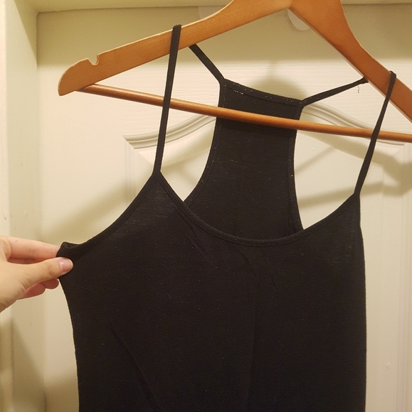Black Racerback Tank Top - Picture 2 of 2